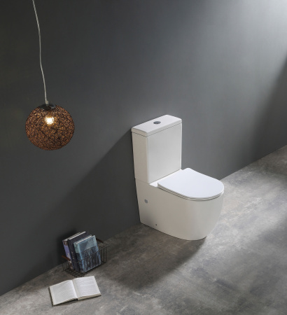 Унитаз напольный Santiline Торнадо SL-5026 белый